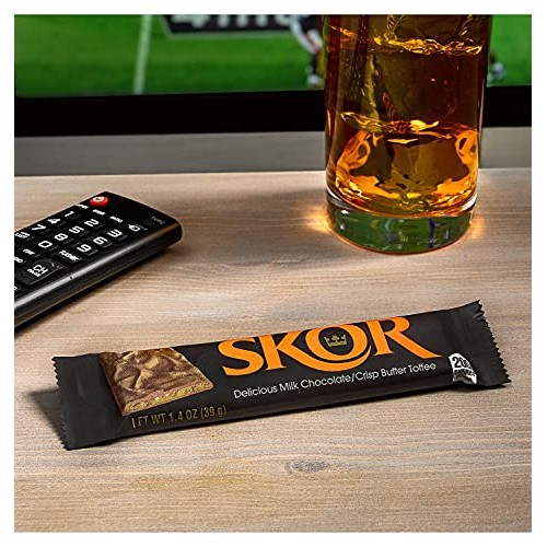 Skor Chocolate Candy Bar With Buttered Toffee, 1.4 Ounce Pack O