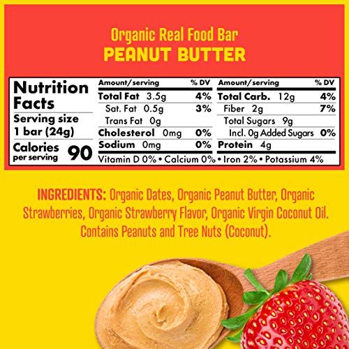 Skout Organic Peanut Butter &Amp; Jelly Real Food Bars For Kids 36