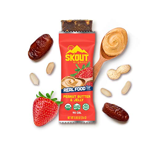 Skout Organic Peanut Butter &Amp; Jelly Real Food Bars For Kids 36