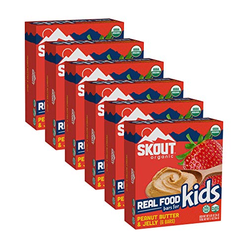 Skout Organic Peanut Butter &Amp; Jelly Real Food Bars For Kids 36
