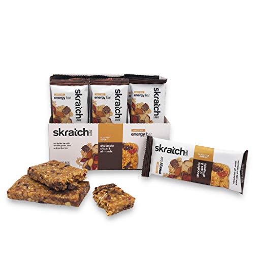 Skratch Labs Anytime Energy Bar, Chocolate Chip And Almonds, 12