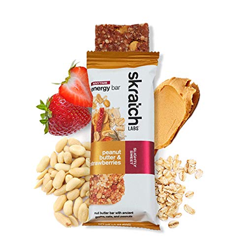 Skratch Labs Anytime Energy Bar, Peanut Butter And Strawberries,