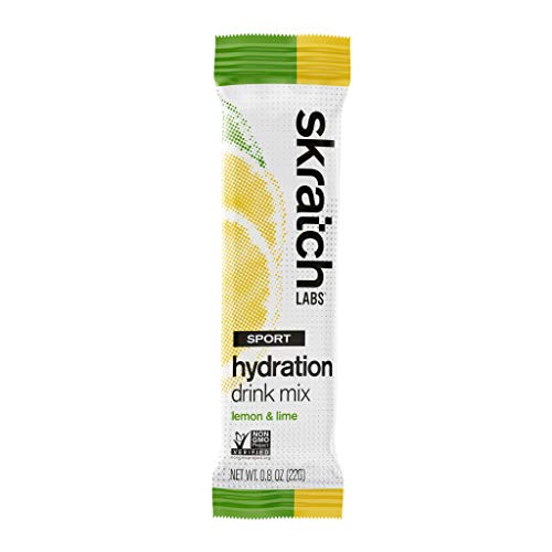 Skratch Labs Sport Hydration Drink Mix, Lemon Lime 20 Single Se