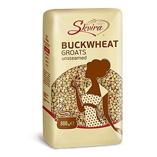 Skvira Buckwheat Groats Raw Green Gluten Free Gmo Free 800Gr/2
