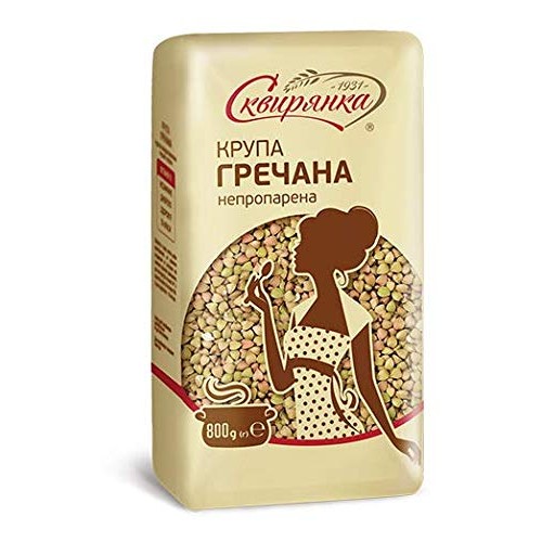 Skvira Buckwheat Groats Raw Green Gluten Free Gmo Free 800Gr/2