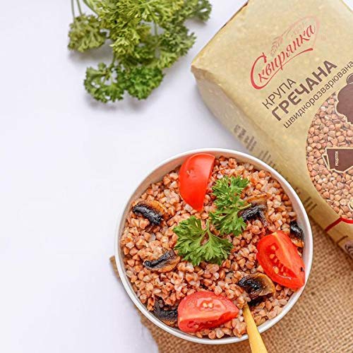 Skvira Buckwheat Groats Roasted Gmo Free 800Gr/28.22 Oz Grechka