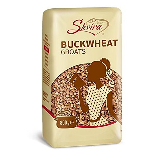 Skvira Buckwheat Groats Roasted Gmo Free 800Gr/28.22 Oz Grechka