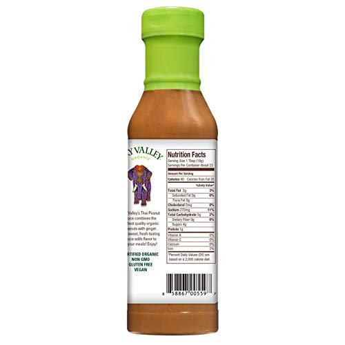 Sky Valley Organic Thai Peanut Sauce, 14.5 Ounce, 1-Pack
