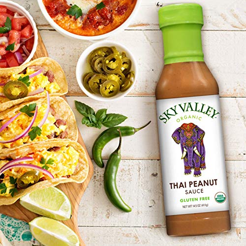 Sky Valley Organic Thai Peanut Sauce, 14.5 Ounce, 1-Pack