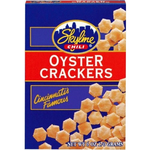 Skyline Chili, Cincinnatis Famous Oyster Crackers, 6 Oz 3 Boxes