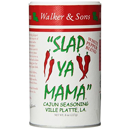 One 8 Oz Slap Ya Mama Cajun Seasoning White Pepper Blend