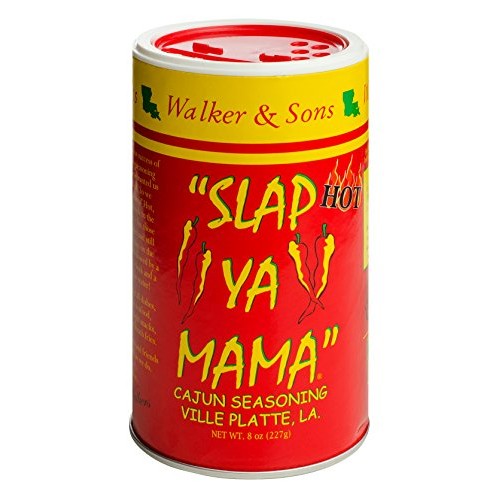Slap Ya Mama Louisiana Style Cajun Seasoning, Hot Blend, Msg Fre