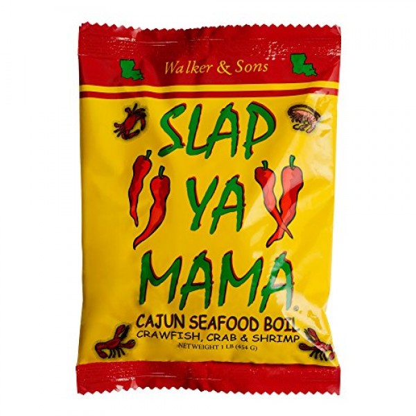 Slap Ya Mama All Natural Cajun Seafood Boil For Crawfish, Crab A