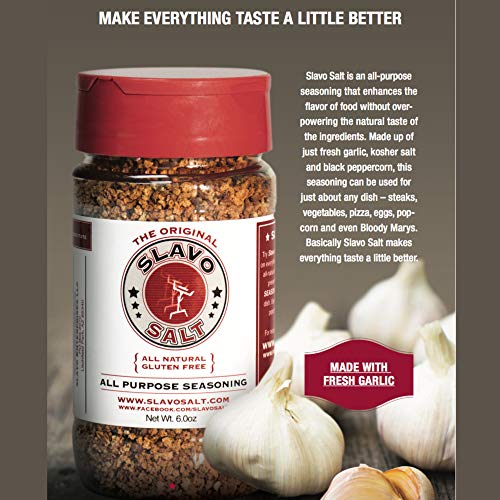 Slavo Salt All Purpose Seasoning | Fresh Garlic, Kosher Salt, &Amp;