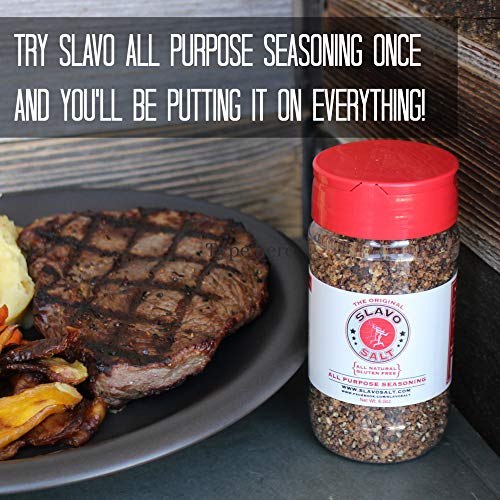 Slavo Salt All Purpose Seasoning | Fresh Garlic, Kosher Salt, &Amp;