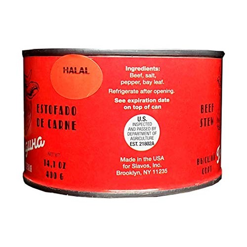 Beef Stew Canned 14.1 Ounce / 400 Gram Tushonka. 100% Natura