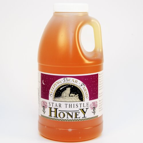 Star Thistle Honey Jug 3 Lbs. Bulk Honey Jar Unpasteurized Unble