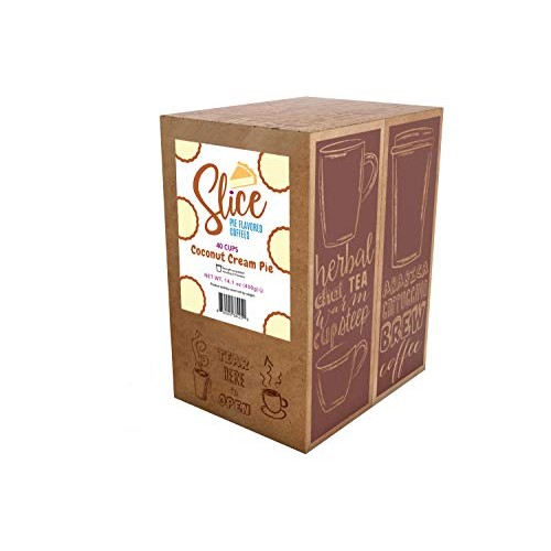 Slice Flavored Coffee, Coconut Cream Pie For Keurig K Cup Brewer