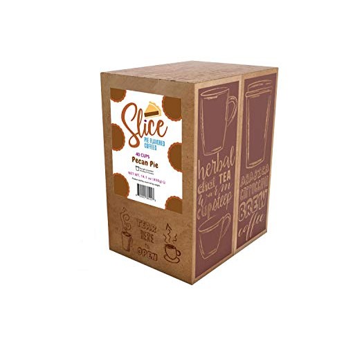 Slice Flavored Coffee, Pecan Pie For Keurig K Cup Brewers, 40Count