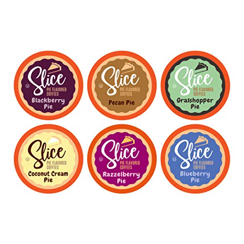 Slice Flavored Coffee, Variety Pack For Keurig K Cup Brewers, 40