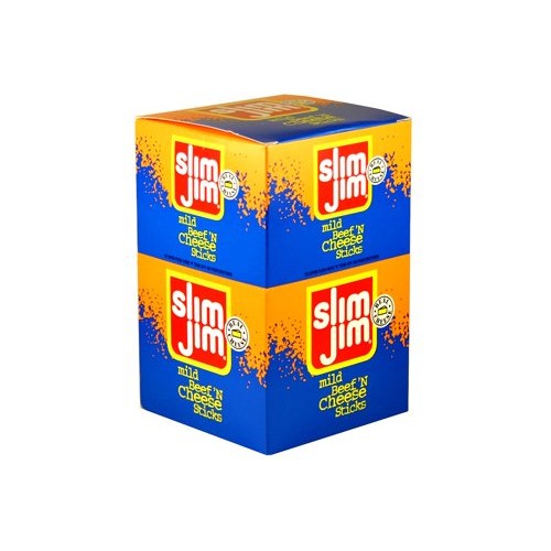 Slim Jim 1.5Oz 18 Pack Mild Beef &Amp; Cheese