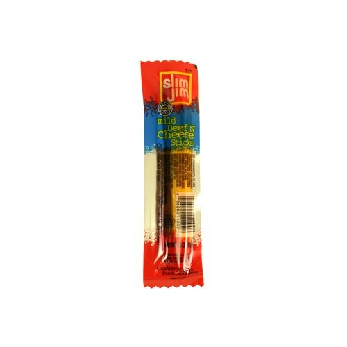 Slim Jim 1.5Oz 18 Pack Mild Beef &Amp; Cheese