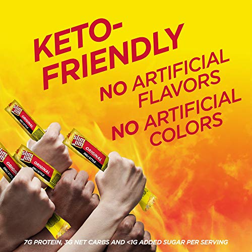 Slim Jim Deli Style Meat Sticks, Original Flavor, 0.8 Oz. 24-Count