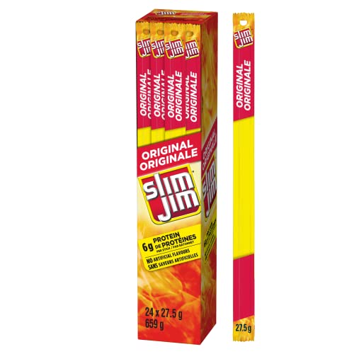 Slim Jim Giant Smoked Meat Stick, Original Flavor, Keto Friendly