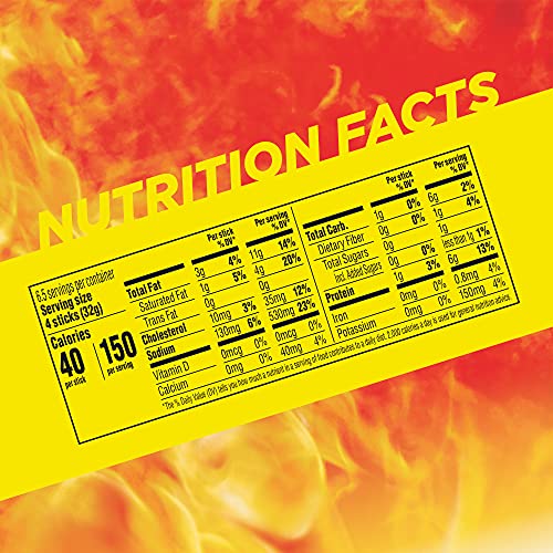 Slim Jim Snack-Sized Smoked Meat Stick, Original Flavor, Keto Fr...