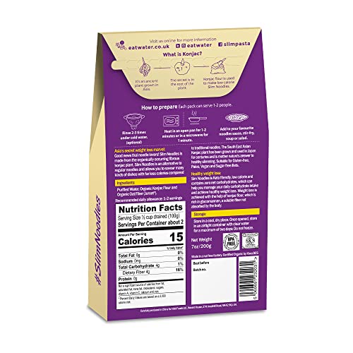 Keto Organic Thai Style Noodles - Zero Carb, Sugar &Amp; Gluten Free