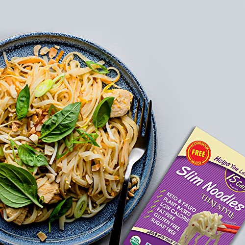 Keto Organic Thai Style Noodles - Zero Carb, Sugar &Amp; Gluten Free