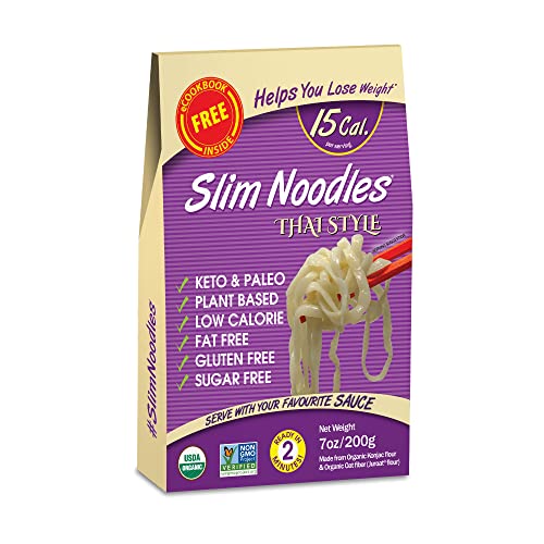 Keto Organic Thai Style Noodles - Zero Carb, Sugar &Amp; Gluten Free