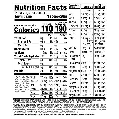 Slim Fast Original Weight Loss Meal Replacement Shake Mix Powder