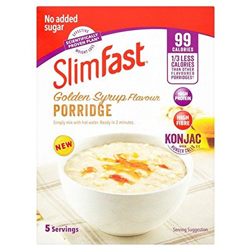 Slimfast Porridge, Golden Syrup - 5 X 29G 0.32Lbs