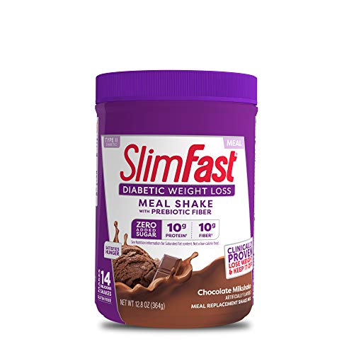 Slimfast Diabetic Weight Loss, Chocolate Milkshake Mix -10G Of P