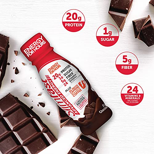 SlimFast Advanced Energy Rich Chocolate Shake – Ready to Drink M...