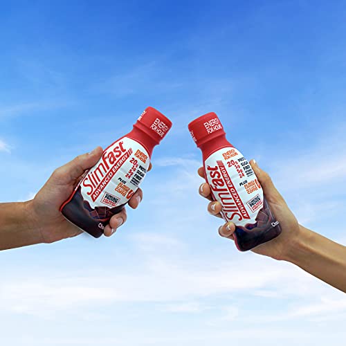 SlimFast Advanced Energy Rich Chocolate Shake – Ready to Drink M...