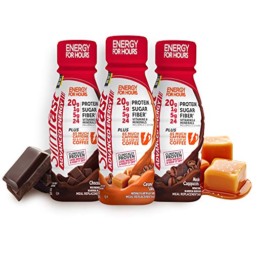 SlimFast Advanced Energy Rich Chocolate Shake – Ready to Drink M...