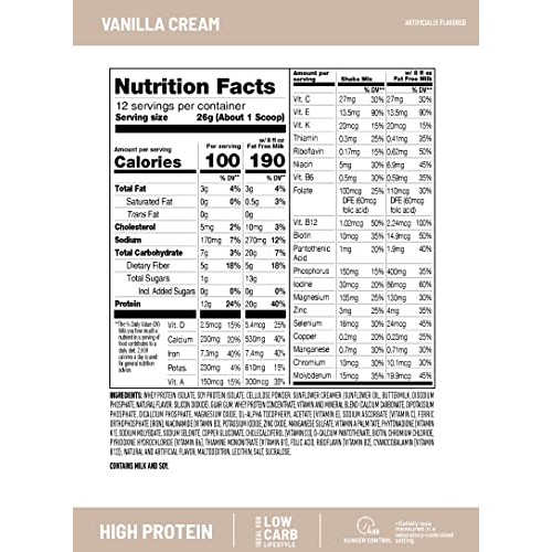 SlimFast Advanced Nutrition High Protein Meal Replacement Shake,...