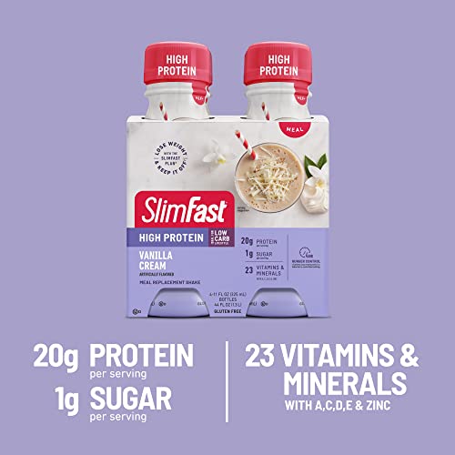 SlimFast Advanced Nutrition High Protein Meal Replacement Shake,...