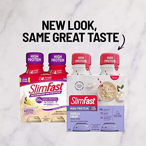 SlimFast Advanced Nutrition High Protein Meal Replacement Shake,...