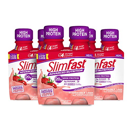 Slimfast Advanced Nutrition Meal Replacement Protein Shake, Stra