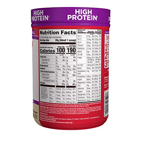Slimfast Advanced Nutrition Vanilla Cream Smoothie Mix - Weight