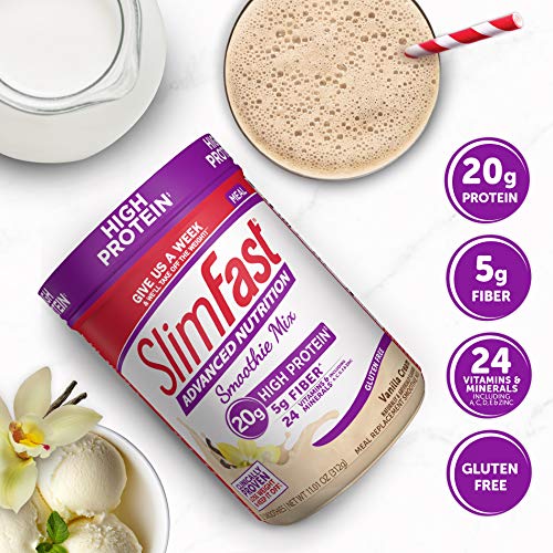 Slimfast Advanced Nutrition Vanilla Cream Smoothie Mix - Weight