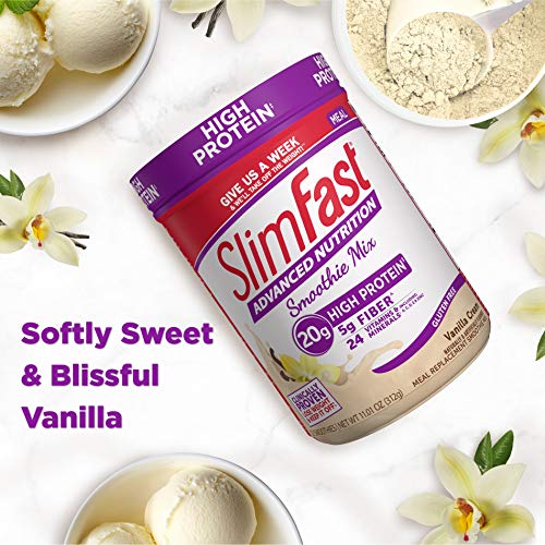 Slimfast Advanced Nutrition Vanilla Cream Smoothie Mix - Weight