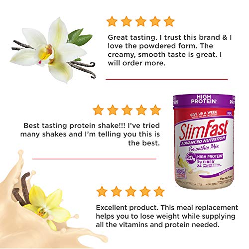 Slimfast Advanced Nutrition Vanilla Cream Smoothie Mix - Weight