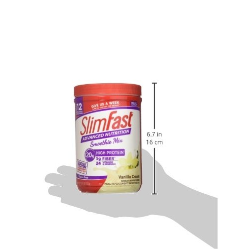 Slimfast Advanced Nutrition Vanilla Cream Smoothie Mix - Weight