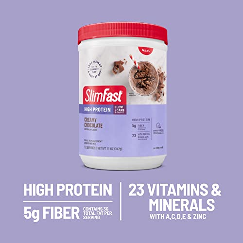 SlimFast High Protein Meal Replacement Shake Powder, Advanced Nu...