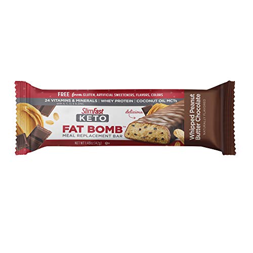 Slimfast Keto Meal Replacement Bar - Whipped Peanut Butter Choco