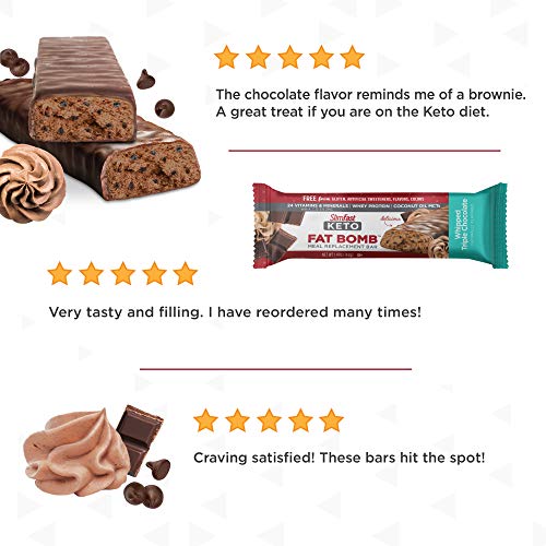 Slimfast Keto Meal Replacement Bar, Whipped Triple Pantry Friend